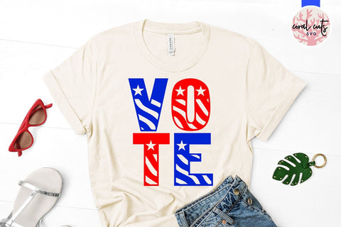 Vote - US Election SVG EPS DXF PNG File SVG CoralCutsSVG 