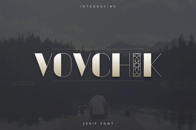 Vovchik Serif Font Font VPcreativeshop 