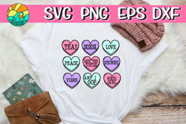 VSCO - Hearts - SVG PNG EPS DXF SVG On the Beach Boutique 