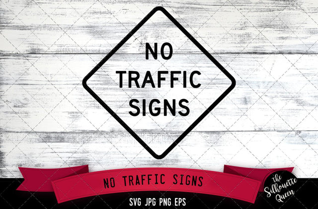 W18 series No traffic signs Icon SVG -Vector Symbol Commercial & Personal Use- Cricut,Silhouette,Cameo,Vinyl Cut SVG Loveleen Kaur 