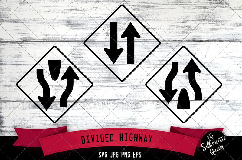 W6 series Divided highway Icon SVG -Vector Symbol Commercial & Persona ...