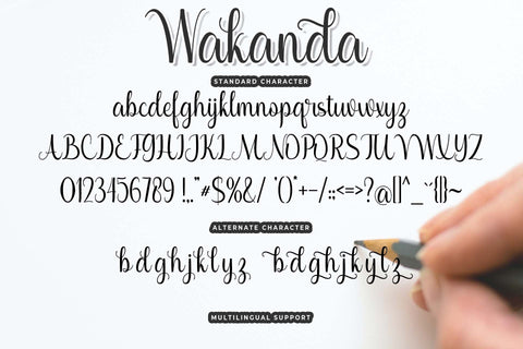 Wakanda Font love script 