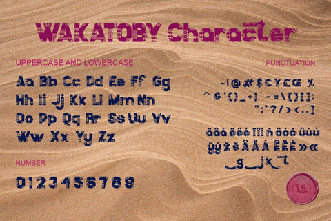 Wakatoby Font letterstockstd 