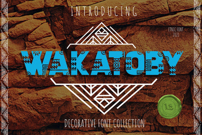 Wakatoby Font letterstockstd 