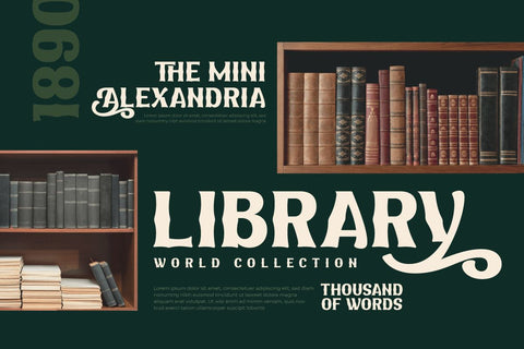 WAKCAHO | Serif Classic Modernism Font twinletter 