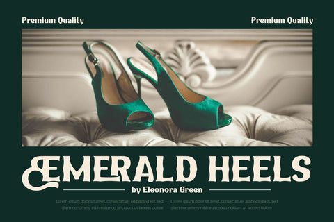 WAKCAHO | Serif Classic Modernism Font twinletter 