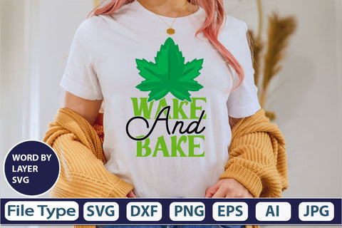 Wake And Bake SVG Cut File SVG DesignPlante 503 