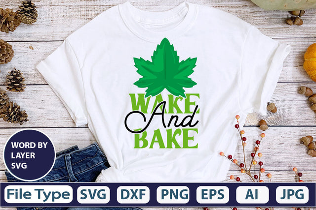Wake And Bake SVG Cut File SVG DesignPlante 503 
