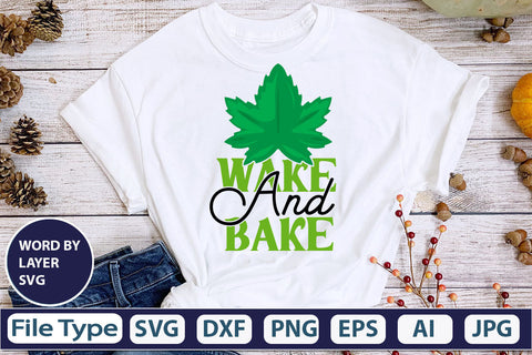 Wake And Bake SVG Cut File SVG DesignPlante 503 