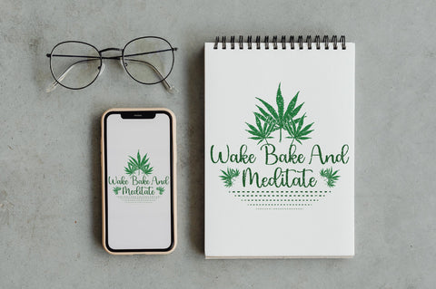 Wake Bake And Meditate Sublimation Sublimation Jagonath Roy 