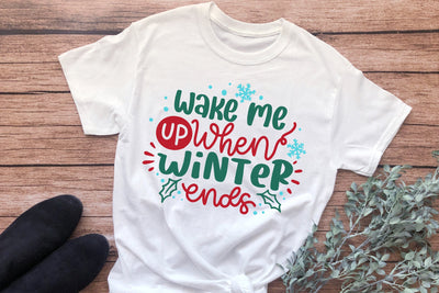 Wake Me Up When Winter Ends SVG Cut File SVG dapiyupi store 