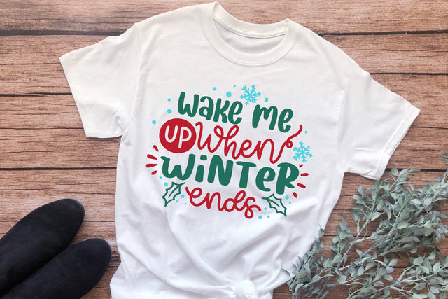 Wake Me Up When Winter Ends SVG Cut File SVG dapiyupi store 