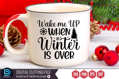 Wake me up when winter is over SVG Wake me up when winter is over SVG DESIGNISTIC 