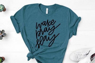 Wake Pray Slay | Christian SVG | Faith SVG | Religious SVG So Fontsy Design Shop 