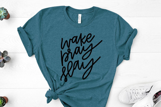 Wake Pray Slay | Christian SVG | Faith SVG | Religious SVG So Fontsy Design Shop 