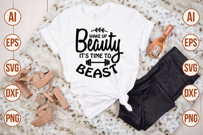Wake Up Beauty It's Time to Beast SVG SVG shah alam 