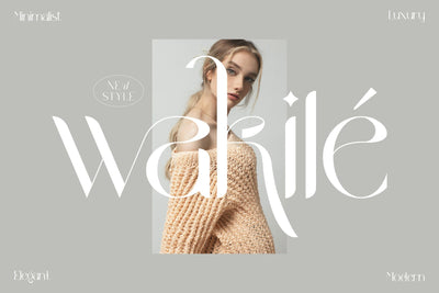 Wakile Typeface Font Storytype Studio 