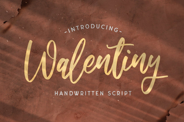 Walentiny - Handwritten Font Font StringLabs 