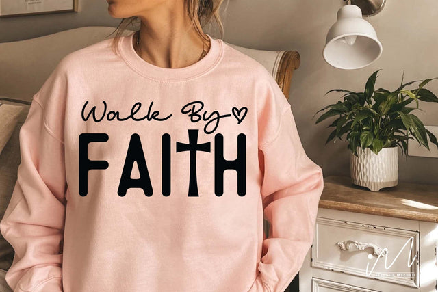 Walk by faith svg, Christian t-shirt Svg, Religious Svg, Faith t shirt Svg, Jesus Svg, Bible Verse, God svg,Faith Svg, Digital files Forgiven Svg, Self Love Svg, Motivational quote Svg, SVG Isabella Machell 