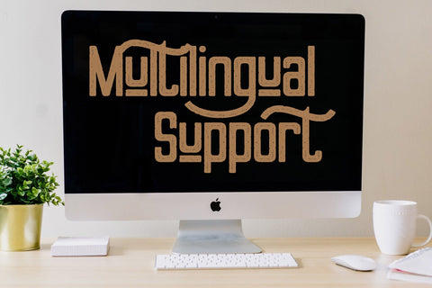 Walking Grey Font letterstockstd 