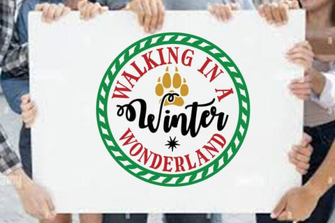 walking in a winter wonderland SVG Angelina750 