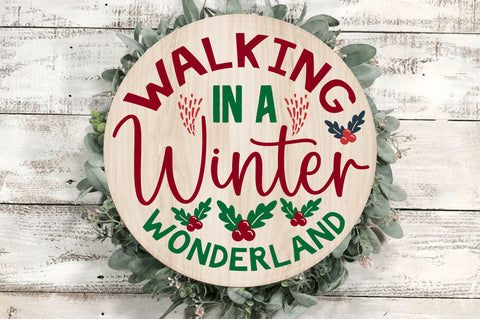 Walking in a winter wonderland SVG Design SVG Regulrcrative 