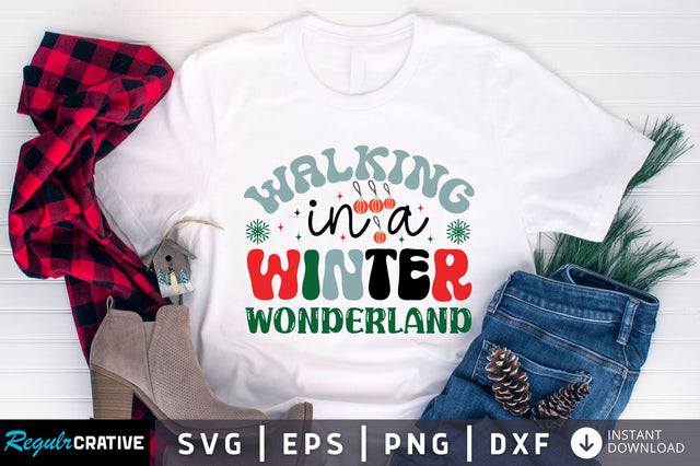 Walking in a winter wonderland SVG Design SVG Regulrcrative 