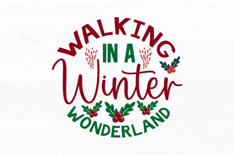 Walking in a winter wonderland SVG Design SVG Regulrcrative 