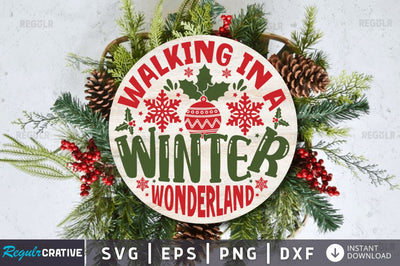 Walking in a winter wonderland SVG SVG Regulrcrative 