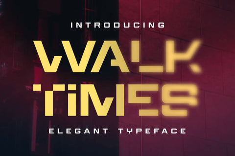 Walktimes - Elegant Typeface Font Dumadistyle 