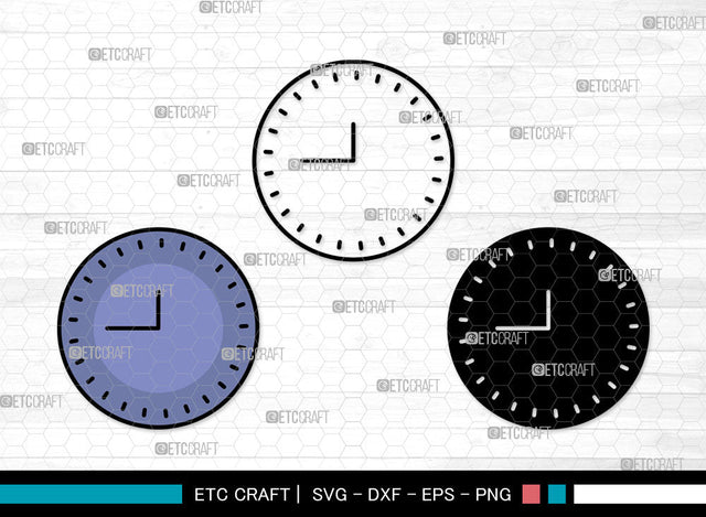 Wall Clock Icons Color, Wall Clock Svg, Watch Svg, Wall Clocks, Clock Face Stencil, Wall Clock Bundle, Icon Bundle, Svg Cut File, Dxf, Eps, Png, SVG ETC Craft 