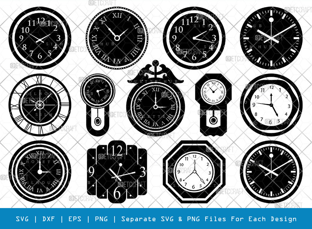 Clock Face Svg 