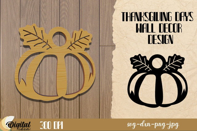 Wall decor Thanksgiving Days Laser Cut. Home decor SVG. SVG Evgenyia Guschina 