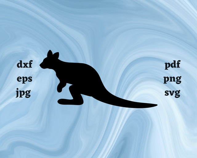 Wallaby SVG Cut File SVG Northern Light SVG 