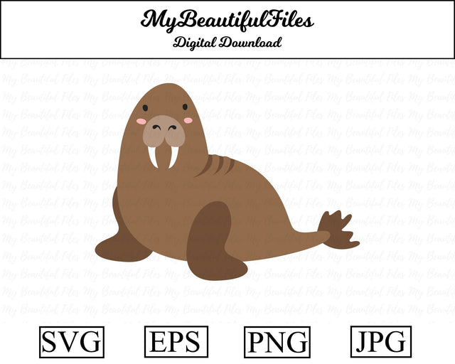 walrus - animal SVG MyBeautifulFiles 