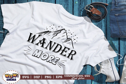 Wander more svg, Camping svg, RV svg, Png, Dxf SVG Wowsvgstudio 