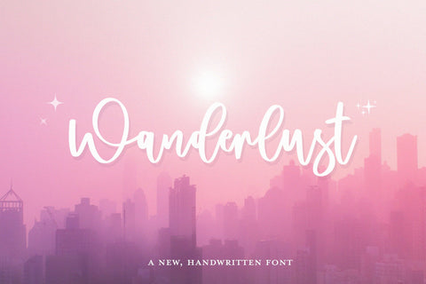 Wanderlust Font Font Jupiter Studio Fonts 