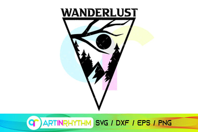 Wanderlust svg SVG Artinrhythm shop 