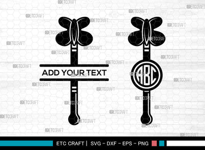 Wands Monogram SVG, Circle Monogram Svg, Magic Stick Svg, Magic Wand Svg, Elder Wand Spells Svg, Wand Icon Svg, Wands SVG ETC Craft 
