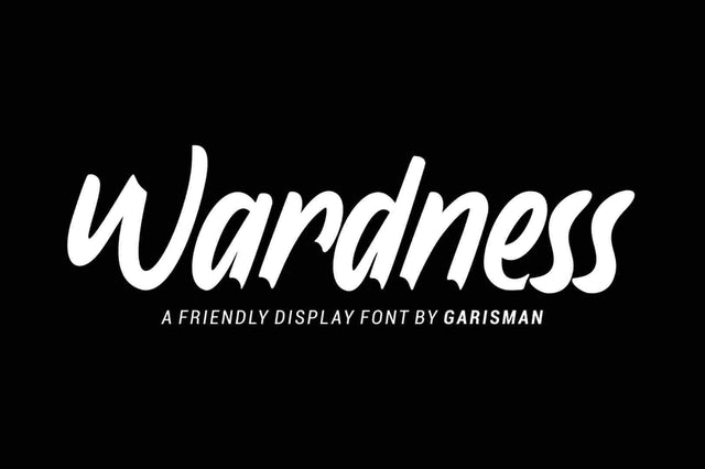 Wardness Font Garisman Studio 