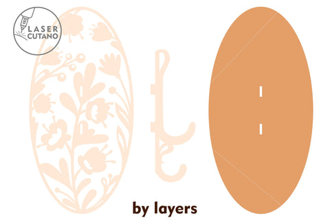 Wardrobe Wall Hook, Hanger Coat, Coat Hooks Bundle Laser Cut Template SVG LaserCutano 