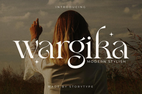wargika Typeface Font Storytype Studio 