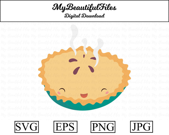 Warm pie - Thanksgiving SVG MyBeautifulFiles 