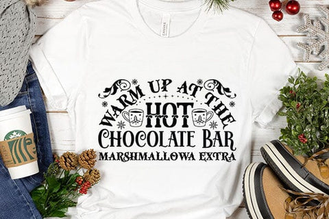 Warm Up At The Hot Chocolate Bar Marshmallowa Extra SVG Angelina750 