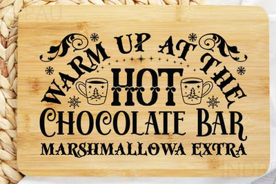 Warm Up At The Hot Chocolate Bar Marshmallowa Extra SVG Angelina750 