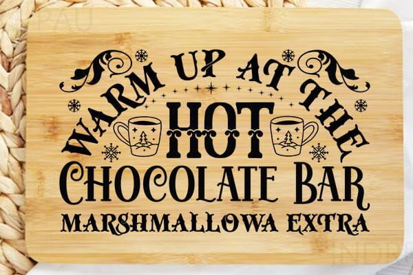 Warm Up At The Hot Chocolate Bar Marshmallowa Extra SVG Angelina750 