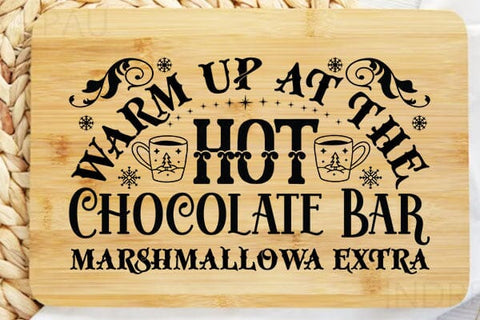 Warm Up At The Hot Chocolate Bar Marshmallowa Extra SVG Angelina750 