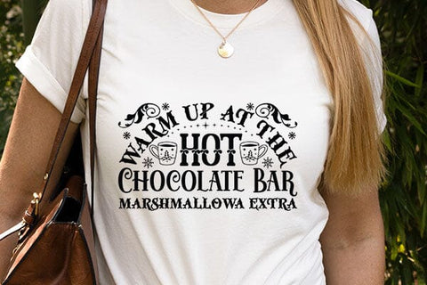 Warm Up At The Hot Chocolate Bar Marshmallowa Extra SVG Angelina750 