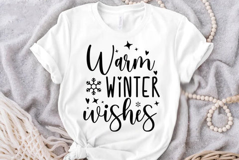 Warm winter wishes, Christmas SVG SVG FiveStarCrafting 