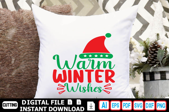 Warm Winter Wishes SVG Craftlabsvg24 